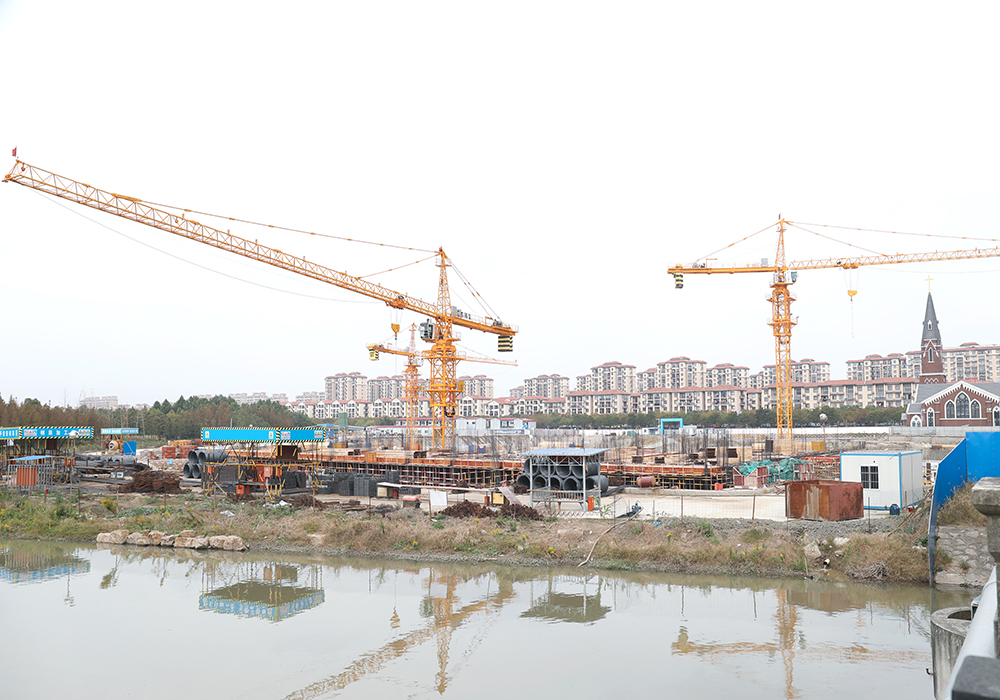 QTZ160 (6516、6020) Topkit vinç 10ton jib uzunluğu 60/65m